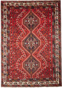 Shiraz Tappeto persiano 300 x 210 Rosso (Iran) Annodato A Mano