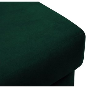 Poggiapiedi verde con rivestimento in velluto Kyoto – Cosmopolitan Design