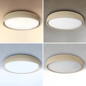 Brilagi - Plafoniera LED dimmerabile LUCIA LED/48W/230V Ø 41 cm beige + telecomando