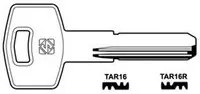 5pz chiavi punzonate per cilindri taroni 5+6+7 spine - tar16 fer363891