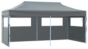 Tenda Pieghevole Pop-up Con Pareti Laterali 3x6 M Antracite /