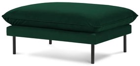 Pouf in velluto verde scuro Vienna - Cosmopolitan Design