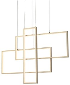 Redo 01-2314 - Lampadario dimmerabile sospeso a cavo PLANA LED/60W/230V dorato