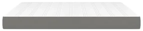 Materasso a molle insacchettate grigio scuro 180x200x20 cm