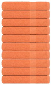 Asciugamani Sauna 10pz Arancioni 80x200cm 360g/m² 100% Cotone /
