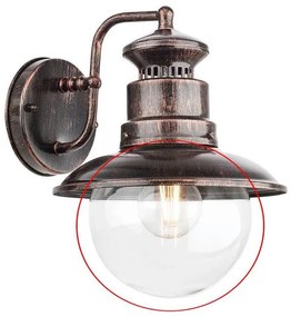 Redo A9046 - Paralume di ricambio per applique e lampadari SCOTT limpido