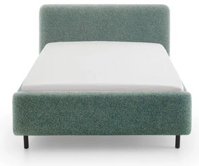 Letto matrimoniale imbottito verde scuro rete non inclusa 160x200 cm Primo – Meise Möbel