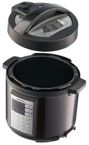 Heinner HPCK-38BK - Pentola a pressione elettrica multifunzione 5,7 l 1000 W/230 V nera