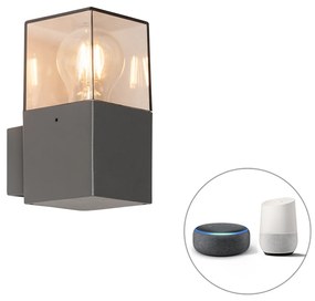 Lampada da parete esterna moderna intelligente antracite IP44 incl. Wi-Fi P45 - Denmark