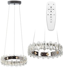 Plafoniera LED in cristallo APP1041-CP + telecomando