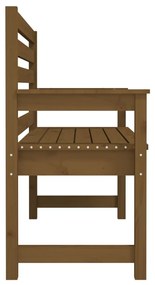 Panca da giardino miele 109x48x91,5 cm legno massello di pino