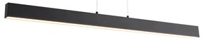 Lampada a sospensione nera con LED dimmerabile a 3 livelli 2700-4000K con interruttore DIP - Keane