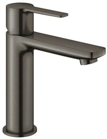 Rubinetto per lavabo Lineare grigio spazzolato GROHE H 21.3 cm