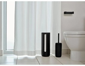 Porta carta igienica da parete nero in metallo Ume – Zone