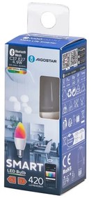 LED RGBW Lampadina C37 E27/4,9W/230V 2700-6500K - Aigostar