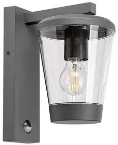 Rabalux 7267 - Lampada a parete da esterno con sensore SAVANO 1xE27/40W/230V IP44