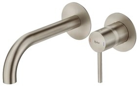 Rubinetto per lavabo TAYRONA nichel satinato HUBER H 8 cm