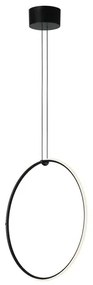 Flos Arrangements Round Medium Lampada 66 cm a Sospensione a luce diffusa Nero Opaco