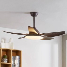 Starluna Kajima ventilatore soffitto LED marrone