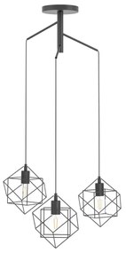 Eglo 43366 - Lampadario a sospensione con filo STRAITON 3xE27/60W/230V