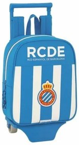 Trolley per la Scuola 805 RCD Espanyol 611753280 Azzurro Bianco