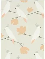 Scion Carta da parati Love Birds - Blush