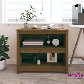 vidaXL Libreria Marrone Miele 80x35x68 cm in Legno Massello di Pino