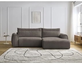 Divano angolare marrone Aden – Bobochic Paris