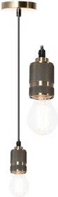 Lampada Da Soffitto Pensile Montatura Argento APP347-1CP
