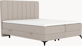 Letto boxspring fatto a mano con contenitore Aggaz, H3