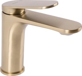 Rubinetto da lavabo Rea Marco Brush Gold low
