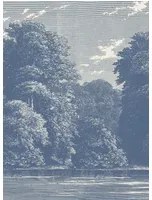 Rebel Walls Carta da parati panoramica Spring Season - Blue