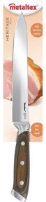 Coltello per affettare in acciaio inox Heritage - Metaltex