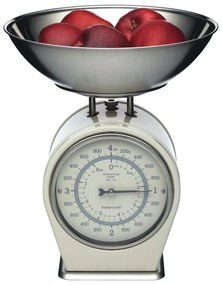 Bilancia da cucina in crema, portata 4 kg Living Nostalgia - Kitchen Craft