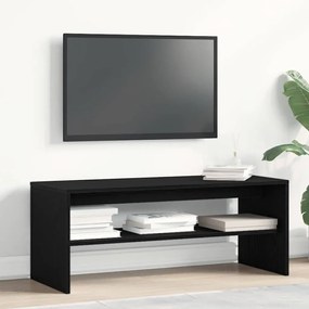 Mobile Porta Tv Rovere Nero 100x40x40 Cm İn Legno Multistrato /
