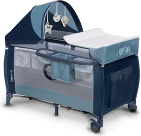 Lionelo - Lettino da viaggio SVEN PLUS blu