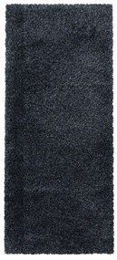 Passatoia color antracite 80x250 cm Fluffy – Ayyildiz Carpets