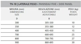 Box Doccia H200 Alluminio Spazzolato Trasparente 8mm Anticalcare