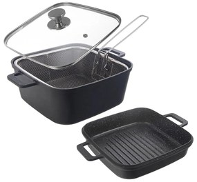 Teglie in set in alluminio 2 pz 24,5x32,5 cm GRANDE - Orion