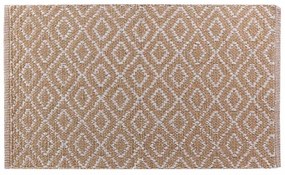 Tappeto lavabile beige 50x80 cm Lazaro - douceur d'intérieur