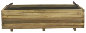 Fioriera GLADYS in legno marrone H 30.5 cm L 90 x P 40 cm