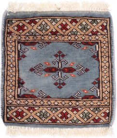 Bokhara Tappeto 30x30 (Pakistan) Annodato A Mano
