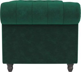 Divano in velluto verde scuro 236 cm Felix - Støraa