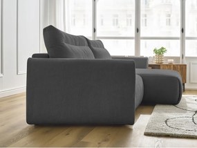 Divano angolare grigio Aden – Bobochic Paris