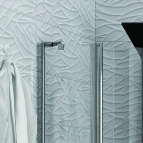 Box doccia semicircolare 80x80 ante battenti h200 | KPX2000 - KAMALU