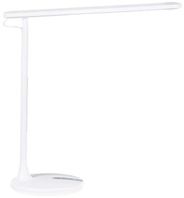 Lampada da tavolo LED metallo bianco 38 cm DRACO Beliani