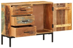 Credenza 88x30x73 cm in legno massello di recupero