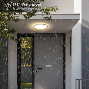 Brilagi - Plafoniera LED da bagno Ultra Slim 18W/230V Ø 30 cm oro rosa IP54