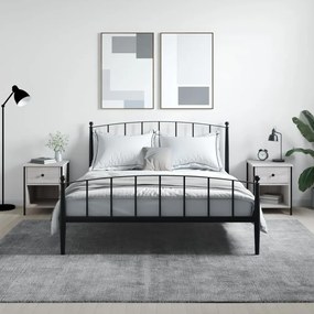 Comodini 2 Pz Grigio Sonoma 40x42x50 Cm İn Legno Multistrato /