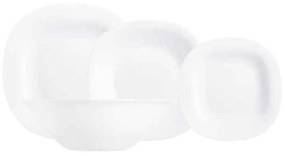 Servizio di Piatti Luminarc Carine Blanco Vetro (19 pezzi) (6 x 26 cm / 6 x 21 cm / 6 x 19 cm / 1 x 27 cm) (19 pezzi)